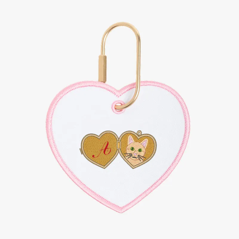 Cat Locket Heart Charm made by Abbode