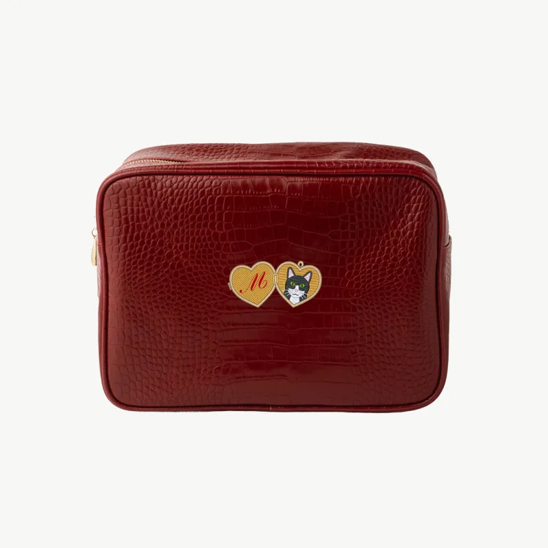 Cat Locket Croc Pouch made by Abbode