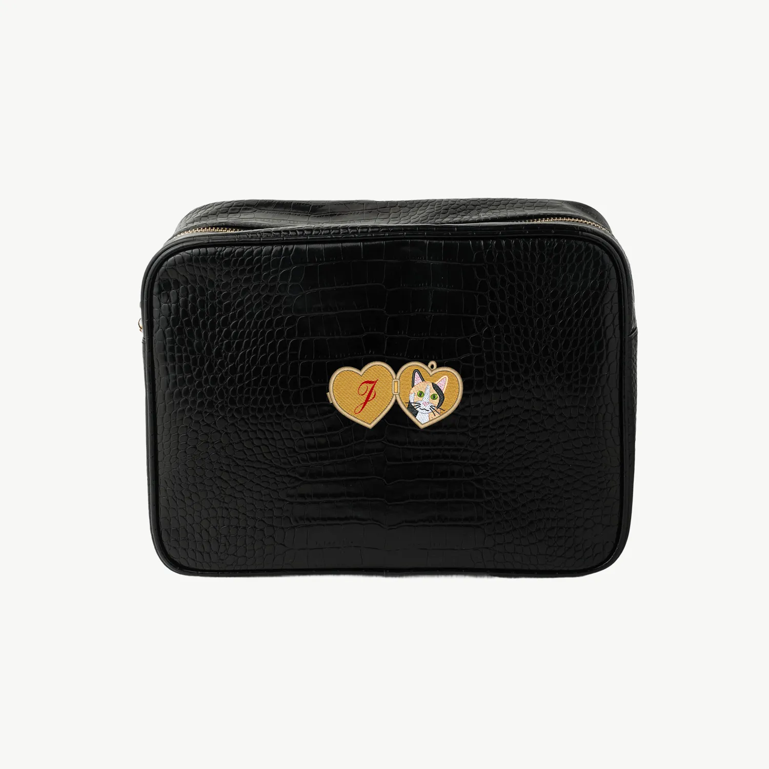 Cat Locket Croc Pouch sold by Abbode product image thumbnail 2