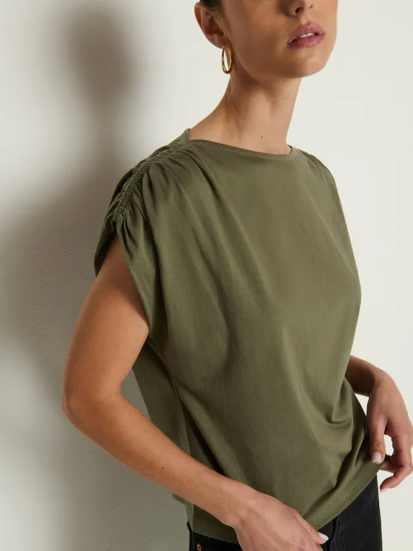 Rebecca Boatneck Tee made by Nation Los Angeles