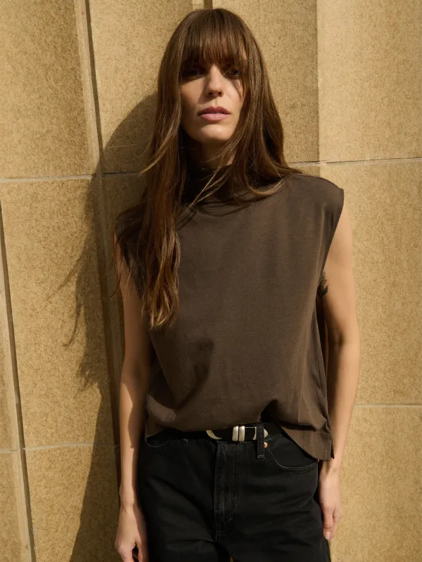 Fable Turtleneck Tank made by Nation Los Angeles