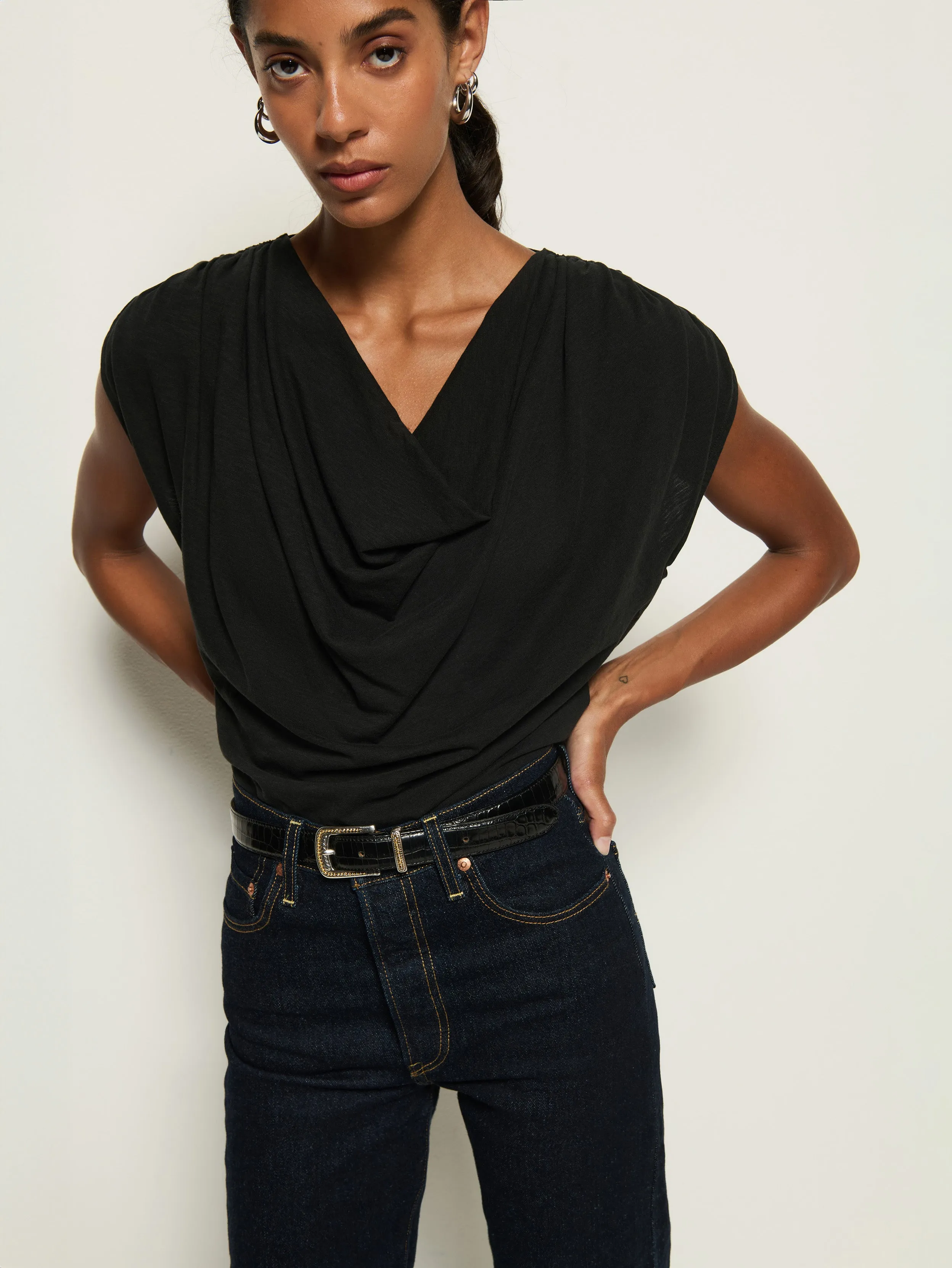 Geni Cowl Top sold by Nation Los Angeles