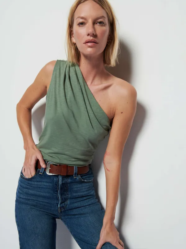 Emberly One Shoulder Top sold by Nation Los Angeles