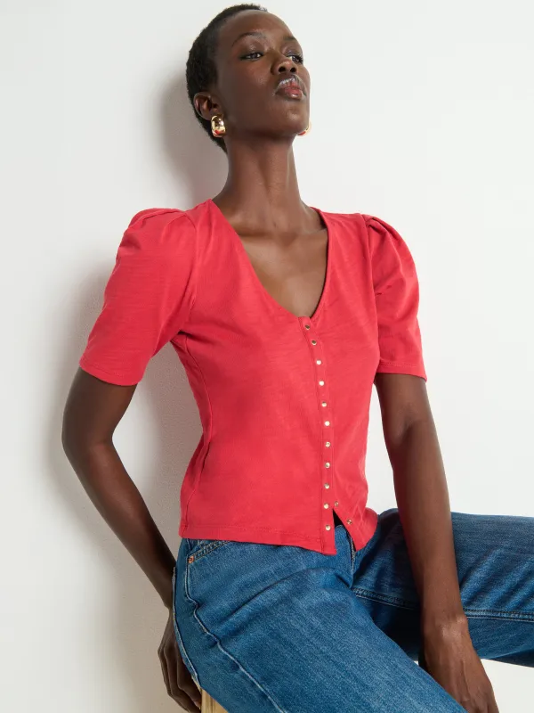 Jen Button Up Blouse made by Nation Los Angeles