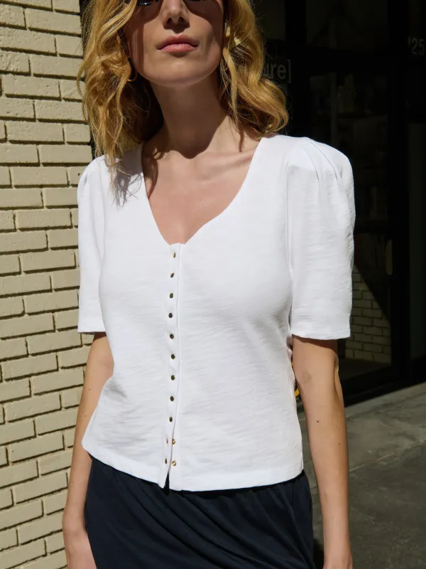 Jen Button Up Blouse made by Nation Los Angeles