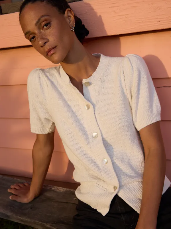 Anne Marie Cardigan made by Nation Los Angeles