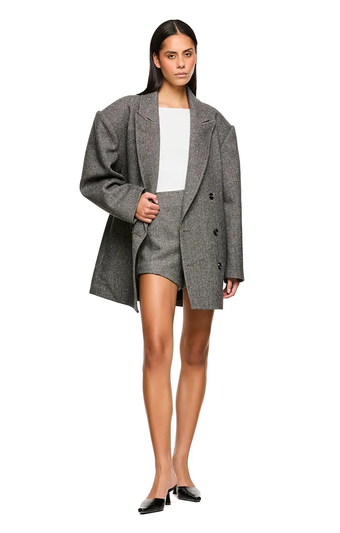 THE LINCOLN GREY OVERSIZED BLAZER sold by Nakedvice product image thumbnail 4