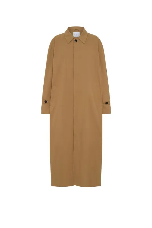 THE MONTAGUE SAND TRENCH COAT made by Nakedvice