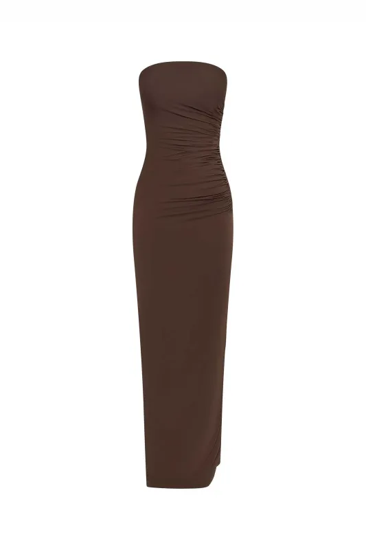 THE EVELYN CHOC DRESS made by Nakedvice