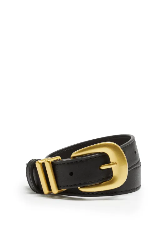 THE HARRI BLACK GOLD BELT made by Nakedvice
