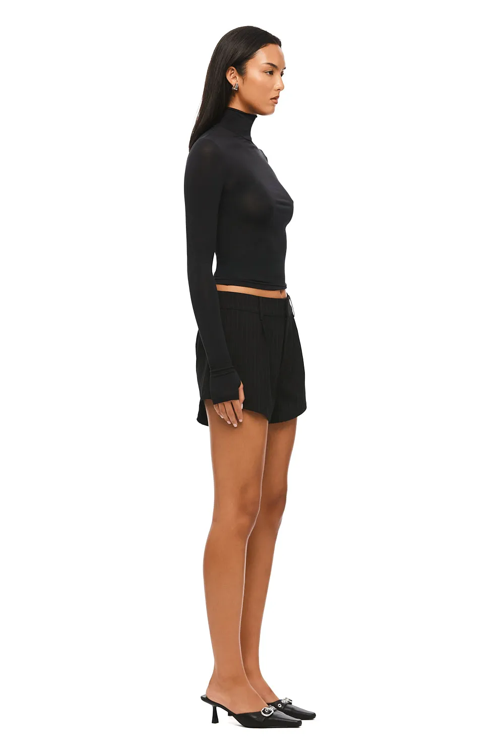 THE ALTO BLACK PINSTRIPE SHORT sold by Nakedvice product image thumbnail 3
