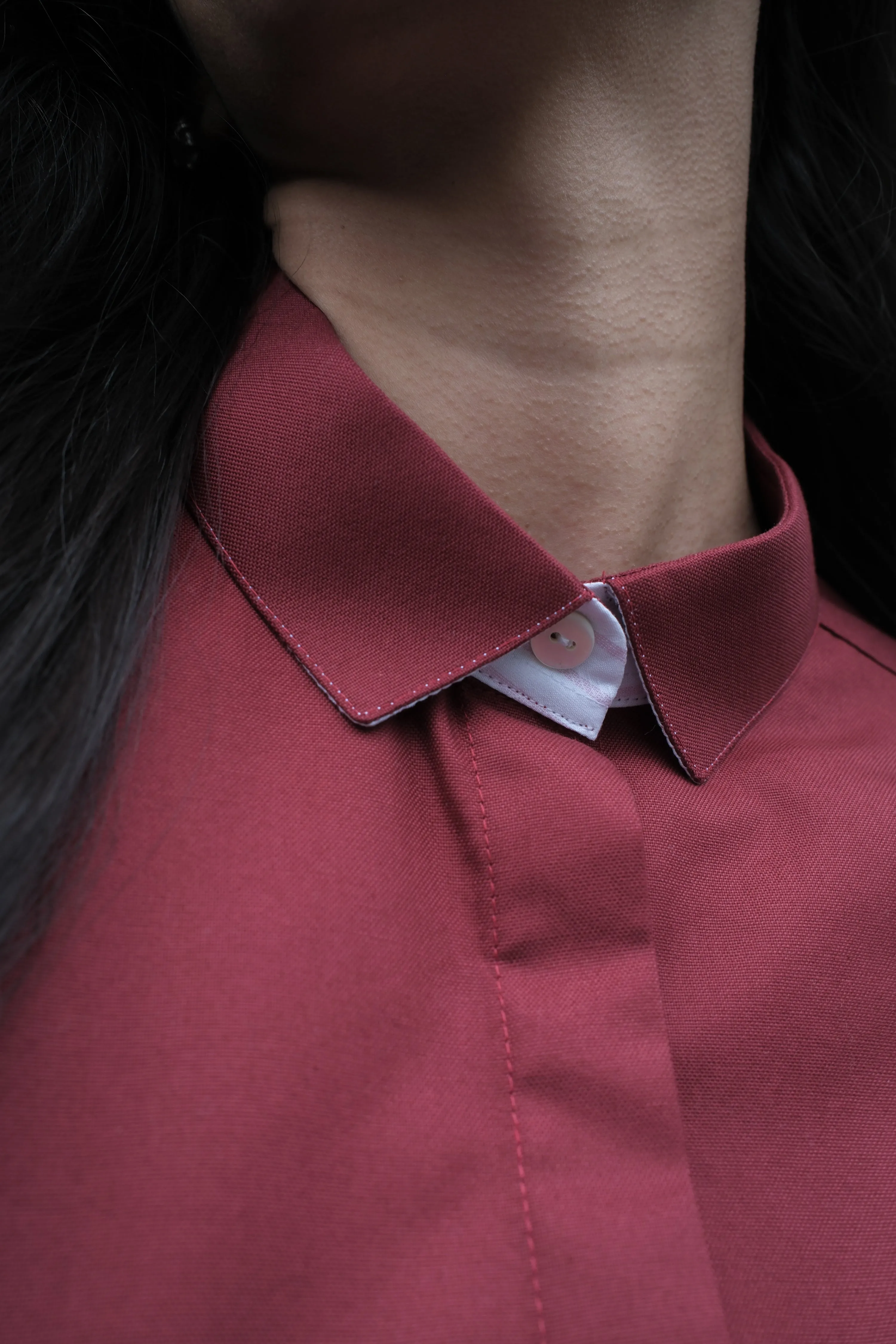 KARLA SLIM BUTTON-DOWN IN OXFORD COTTON sold by Chava Studio product image thumbnail 4
