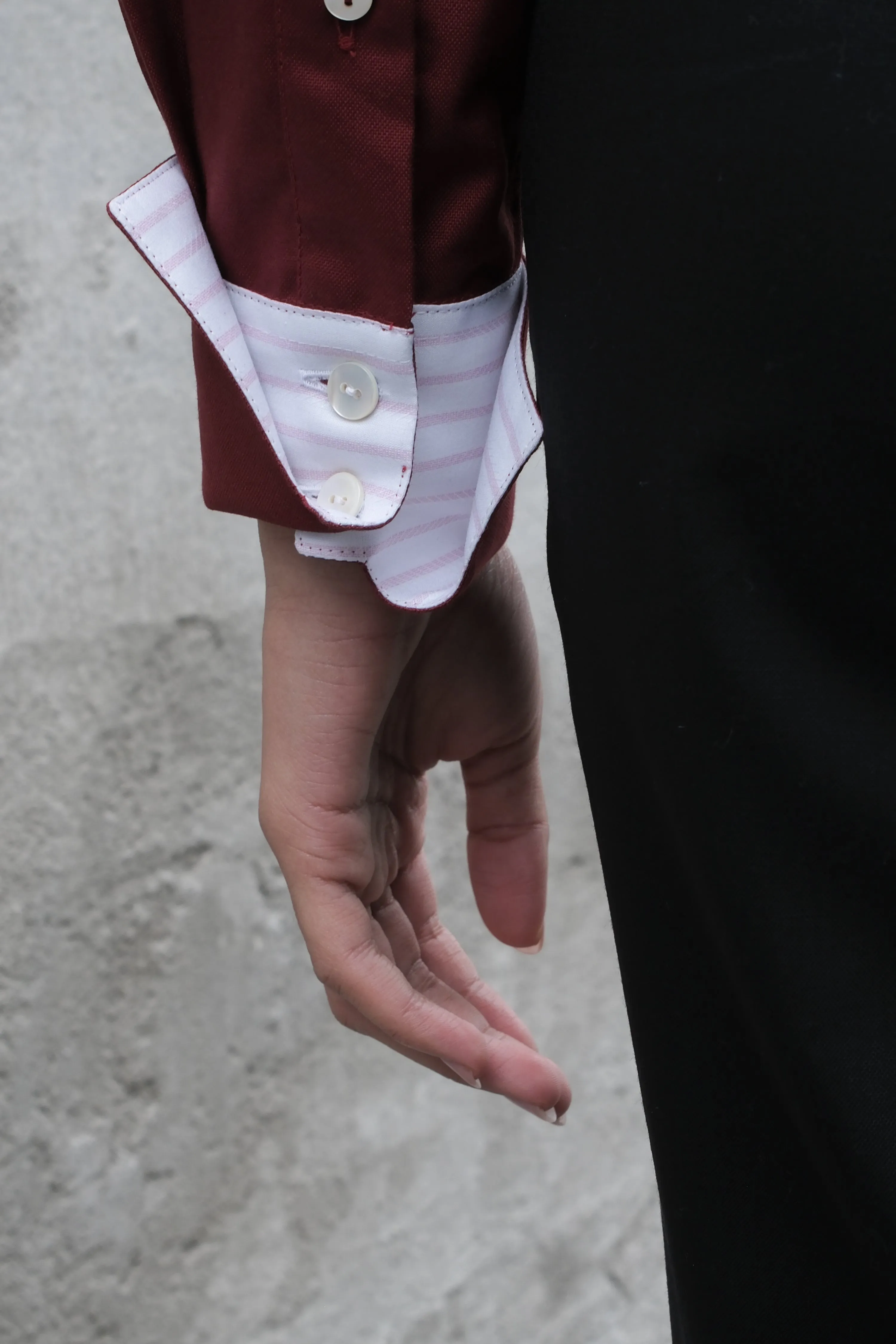 KARLA SLIM BUTTON-DOWN IN OXFORD COTTON sold by Chava Studio product image thumbnail 5