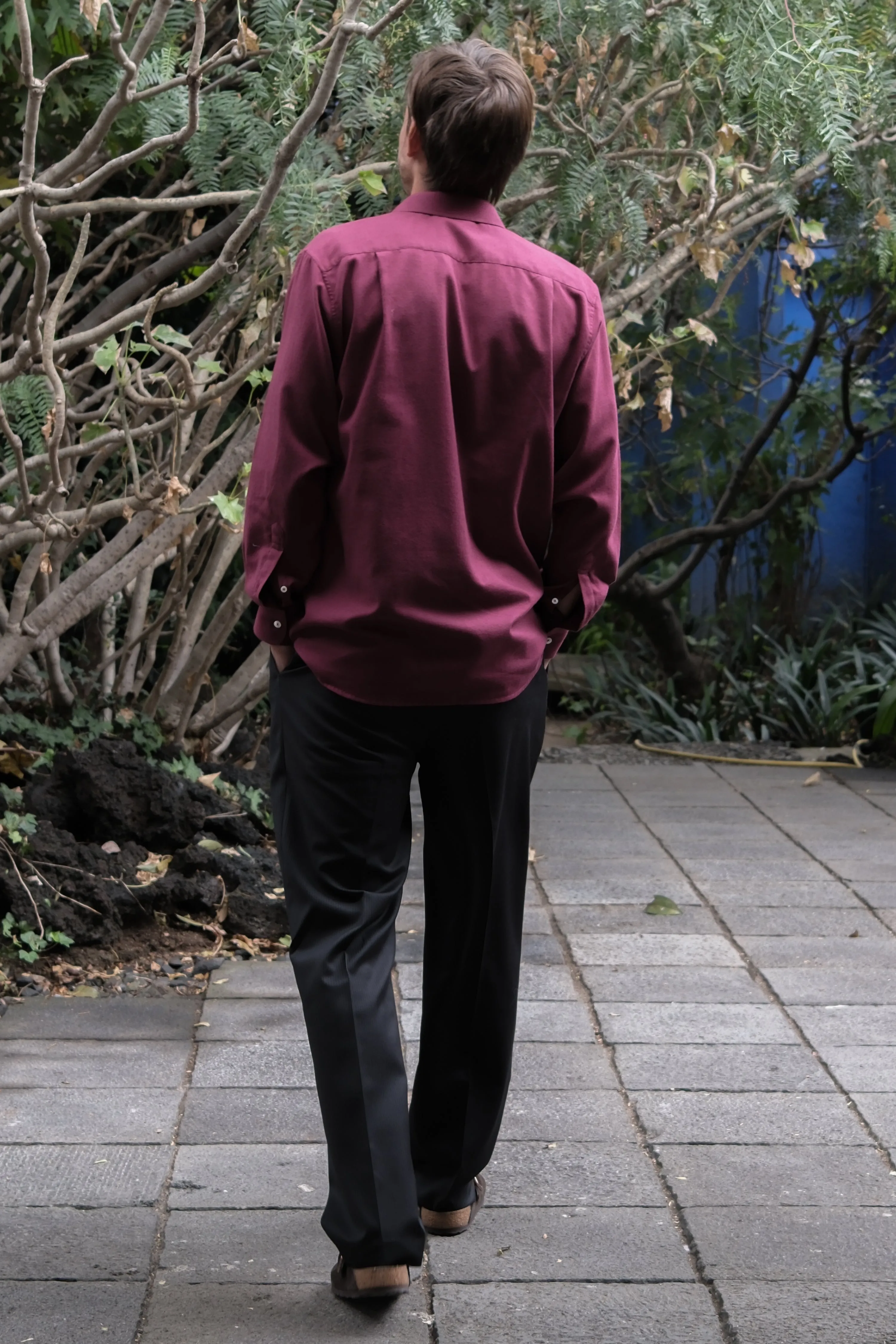 PULLOVER POLO SHIRT IN COTTON CASHMERE sold by Chava Studio product image thumbnail 5