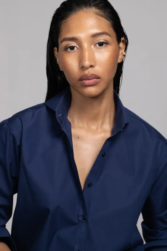 ELEGANT NAVY SHIRT sold by Chava Studio