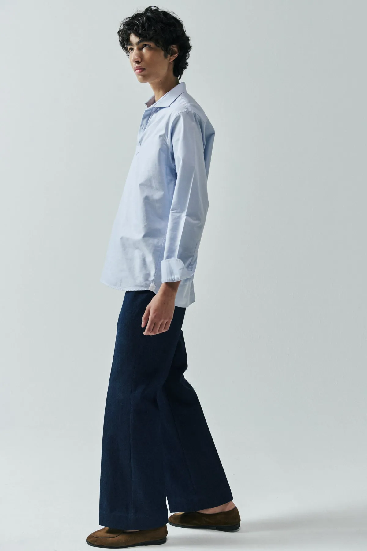 PULLOVER POLO SHIRT IN OXFORD COTTON sold by Chava Studio product image thumbnail 2