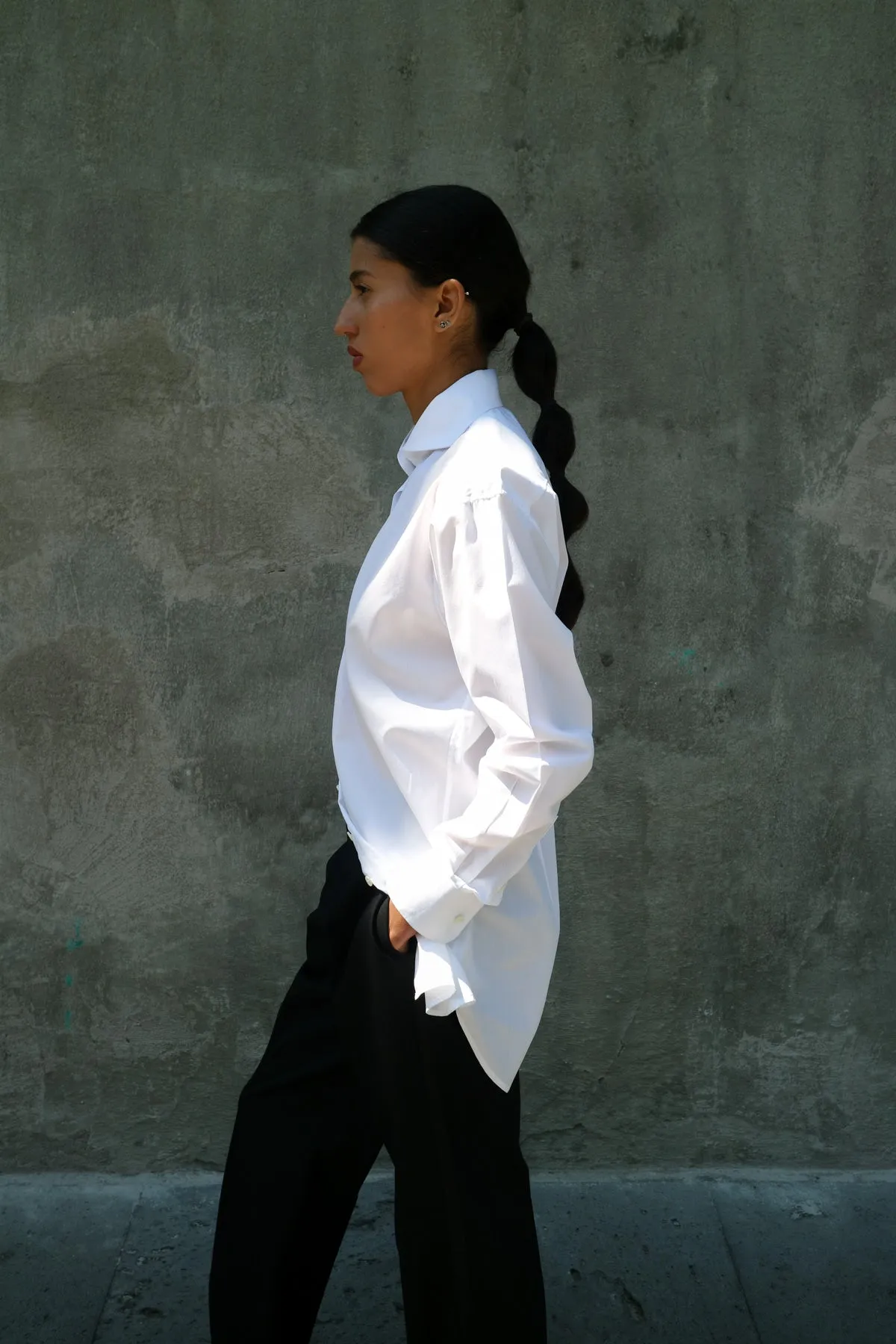 ELEGANT WHITE SHIRT sold by Chava Studio product image thumbnail 5