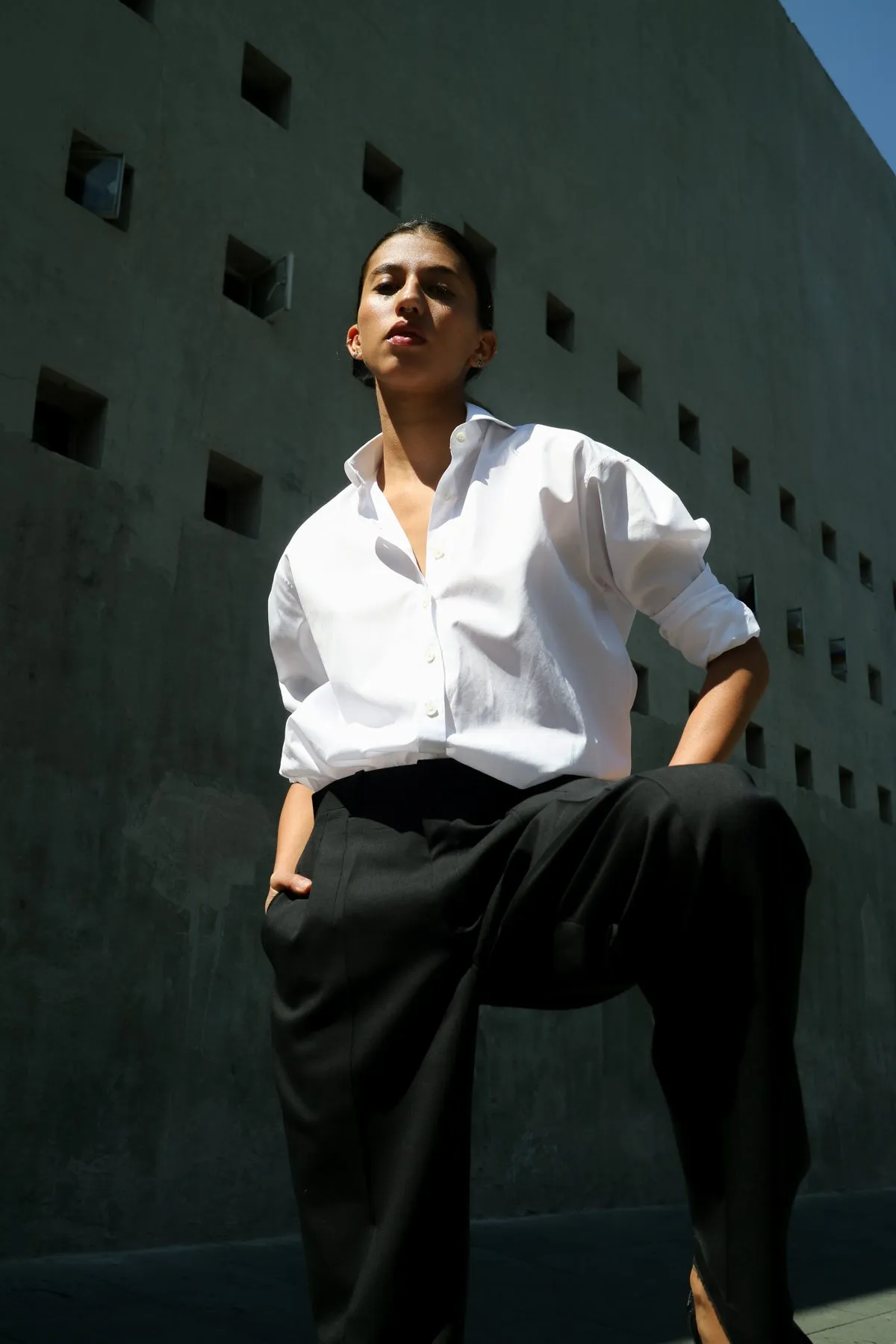 ELEGANT WHITE SHIRT sold by Chava Studio product image thumbnail 4