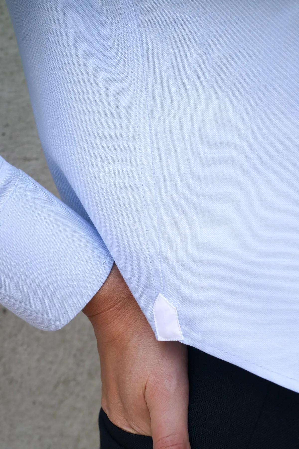 CROPPED ELEGANT OXFORD SHIRT sold by Chava Studio product image thumbnail 5