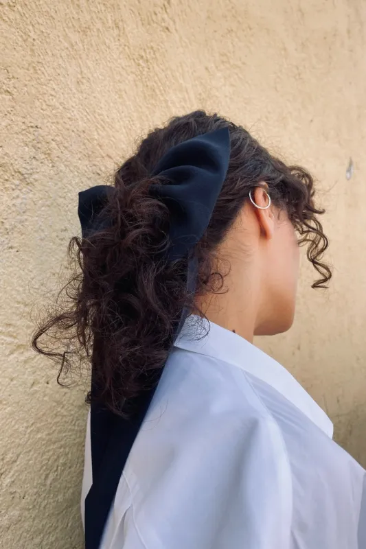 BOW HAIR CLIP IN VINTAGE VISCOSE made by Chava Studio