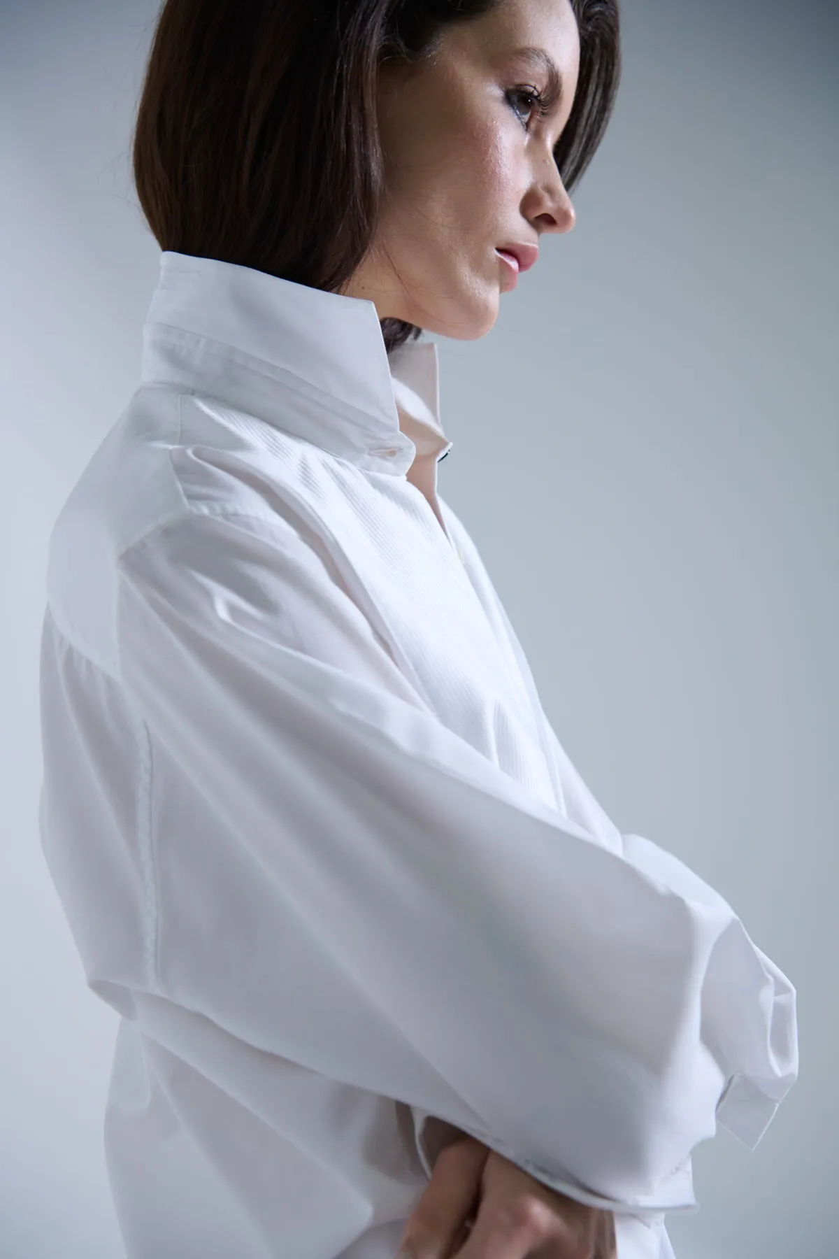 TUXEDO SHIRTDRESS sold by Chava Studio product image thumbnail 5