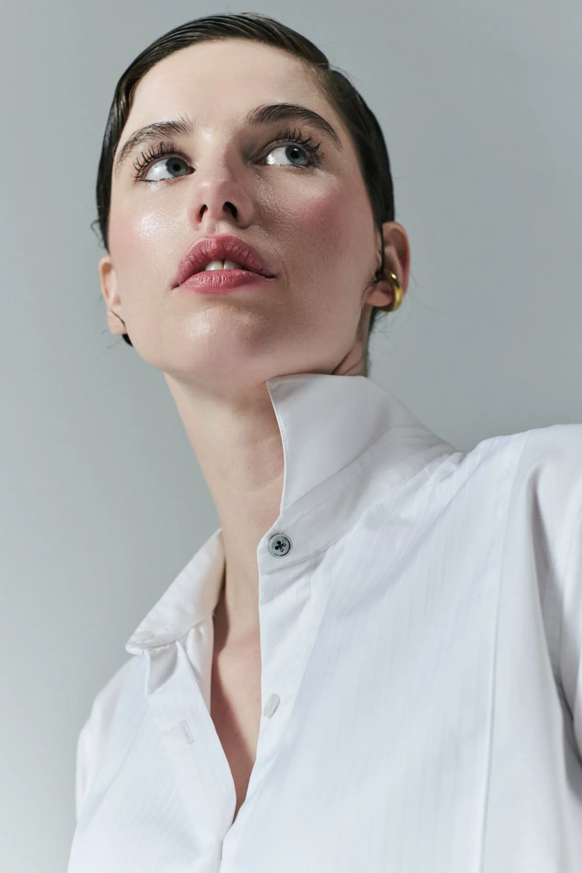 TUXEDO SHIRTDRESS sold by Chava Studio product image thumbnail 3