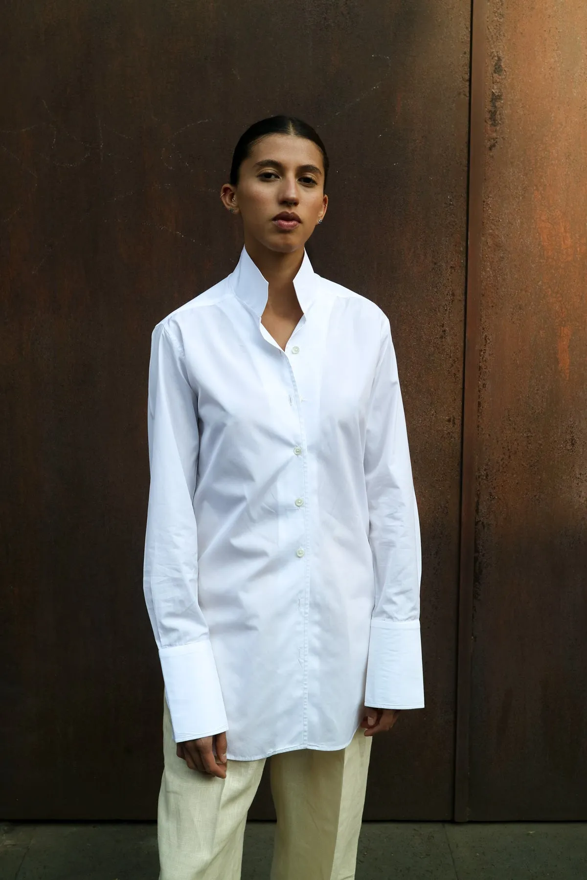 INFINITY COLLAR SHIRT sold by Chava Studio product image thumbnail 5