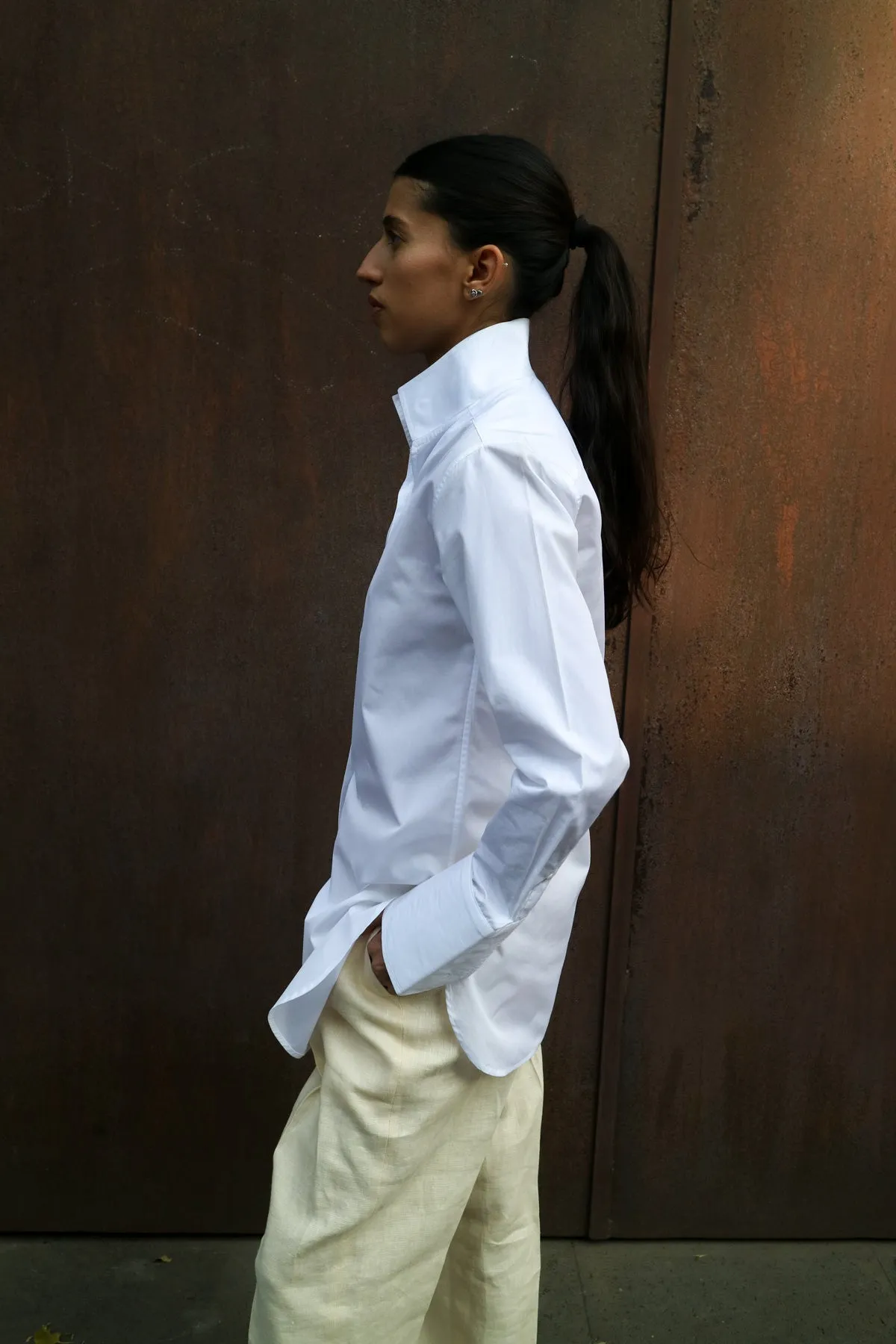 INFINITY COLLAR SHIRT sold by Chava Studio product image thumbnail 4