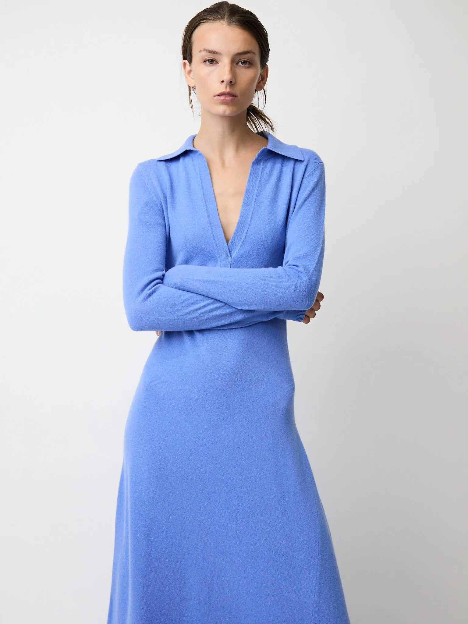 The Minerva cashmere wool blend dress sold by Aknvas product image thumbnail 4