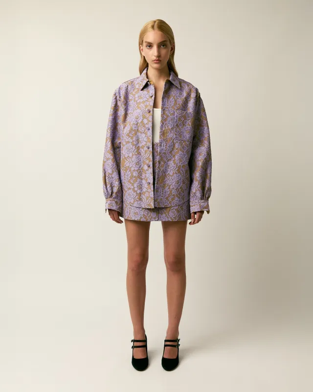 The Anders lace shirt made by Aknvas