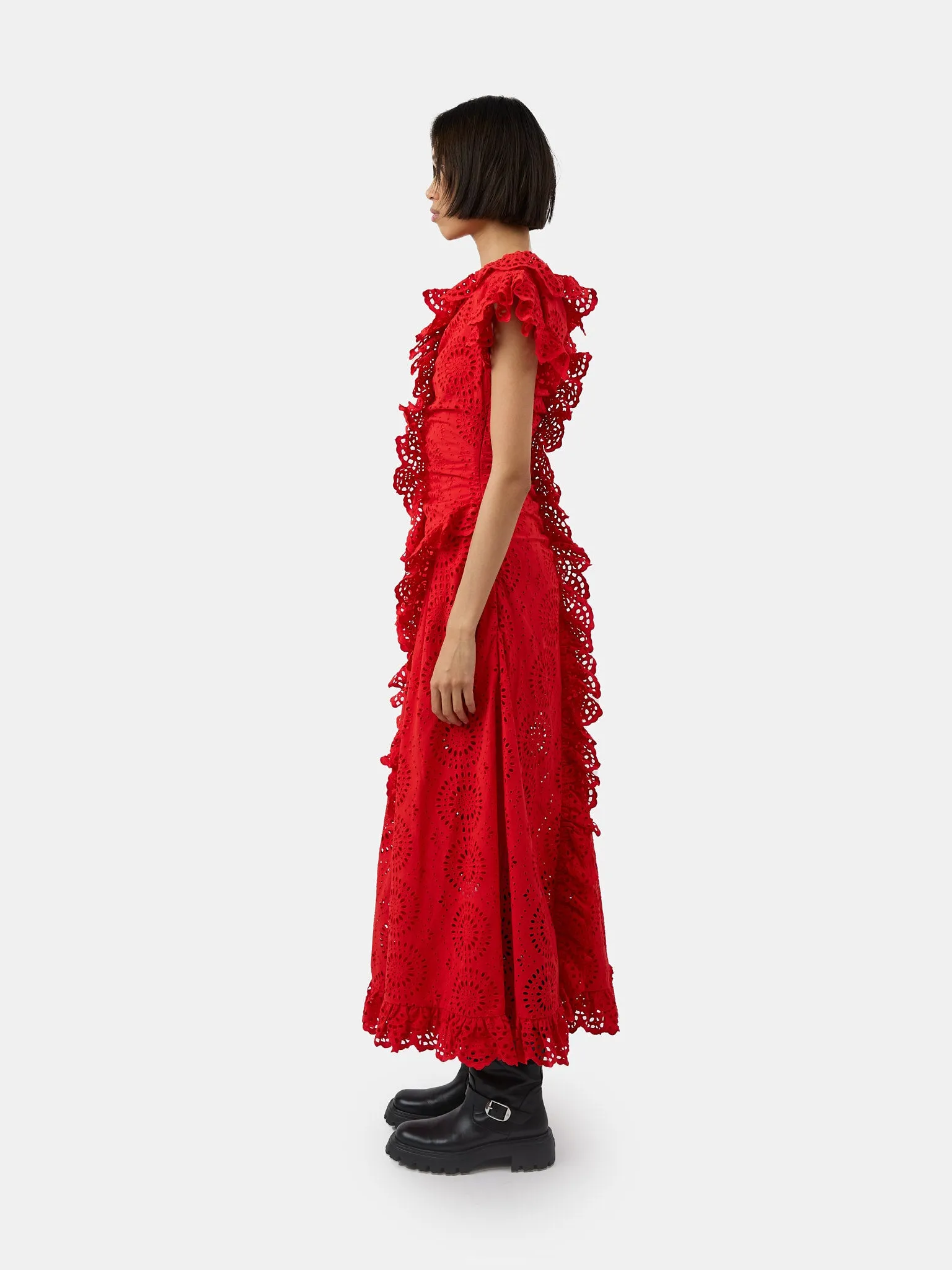 The Charli dress in poppy sold by Aknvas product image thumbnail 2
