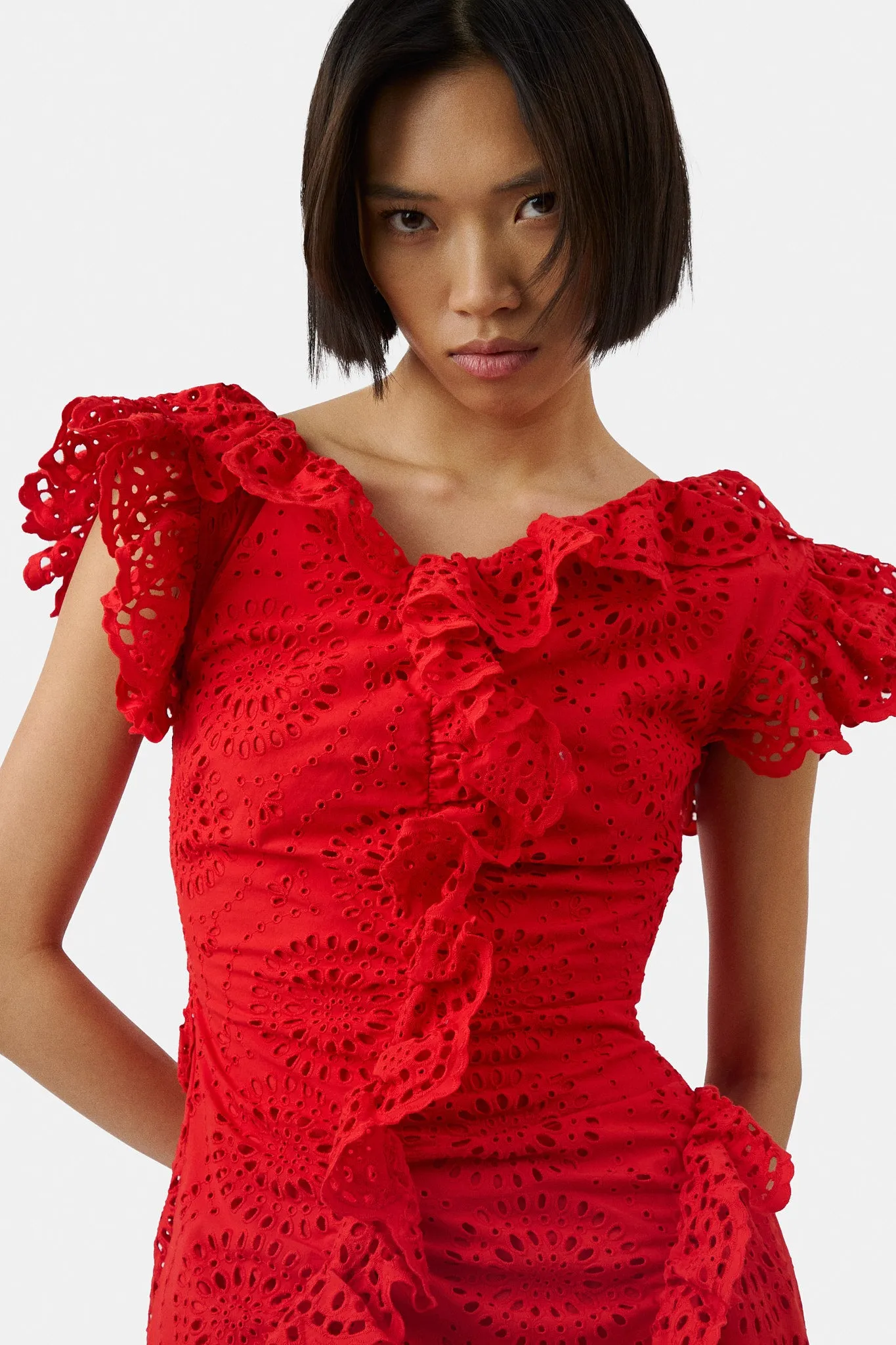 The Charli dress in poppy sold by Aknvas product image thumbnail 4