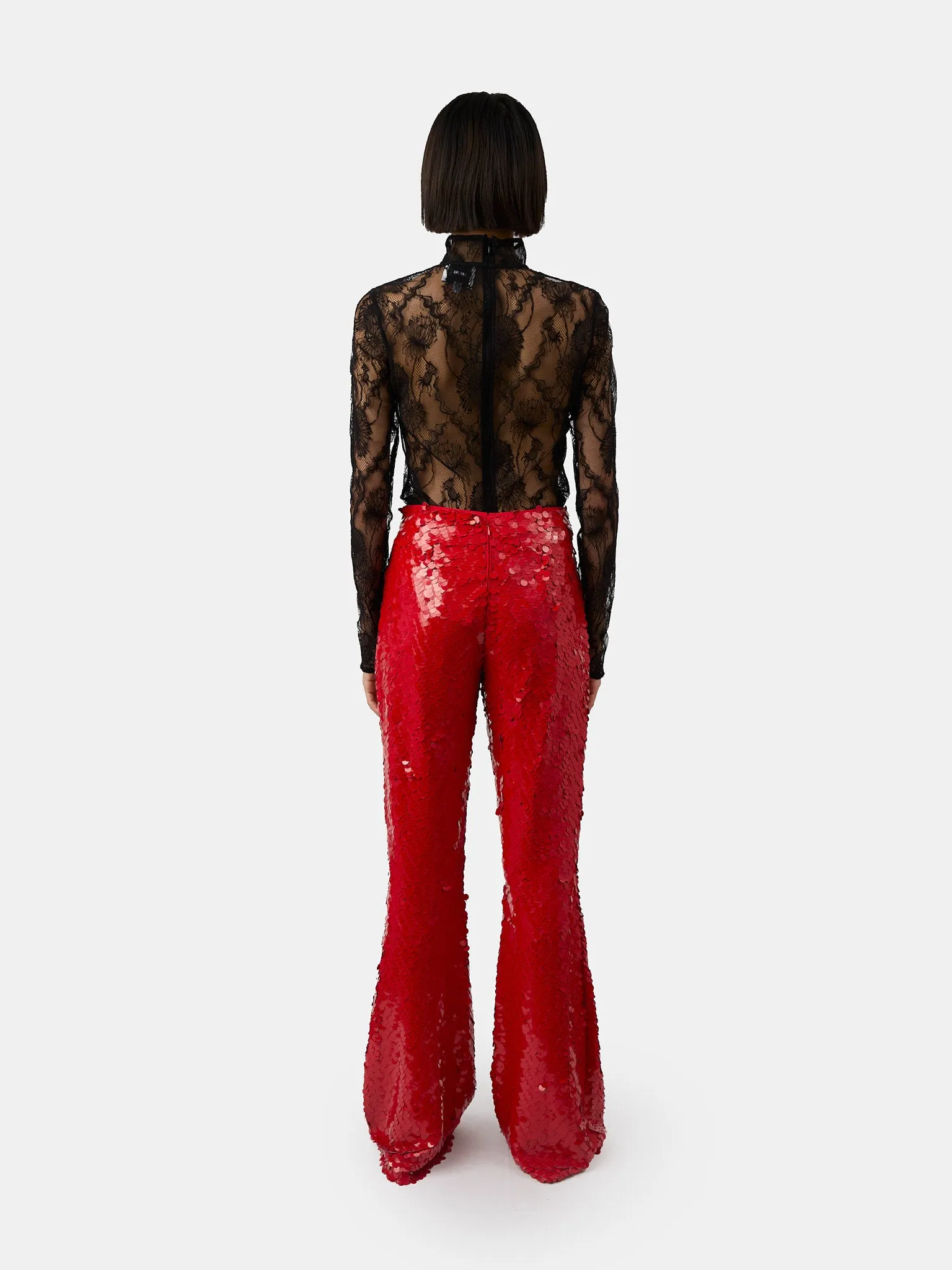 The Lennon pants in red sold by Aknvas product image thumbnail 3