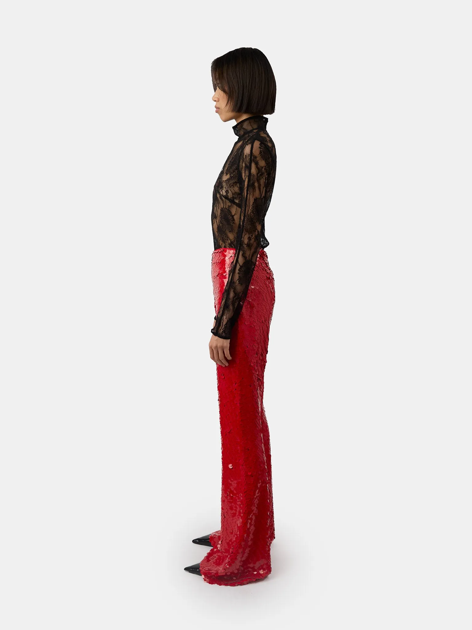 The Lennon pants in red sold by Aknvas product image thumbnail 2