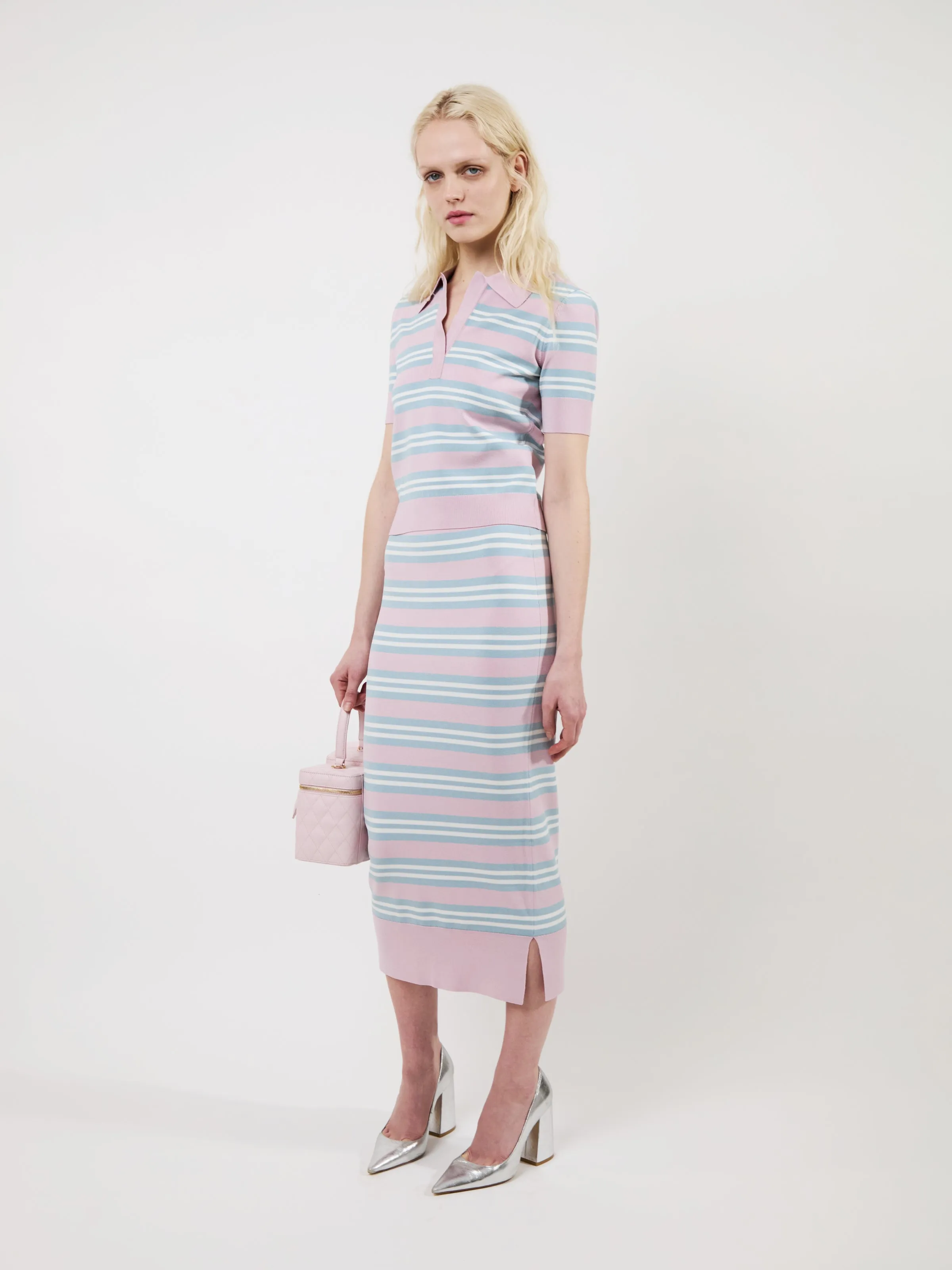 The Emma polo in stripes sold by Aknvas product image thumbnail 4