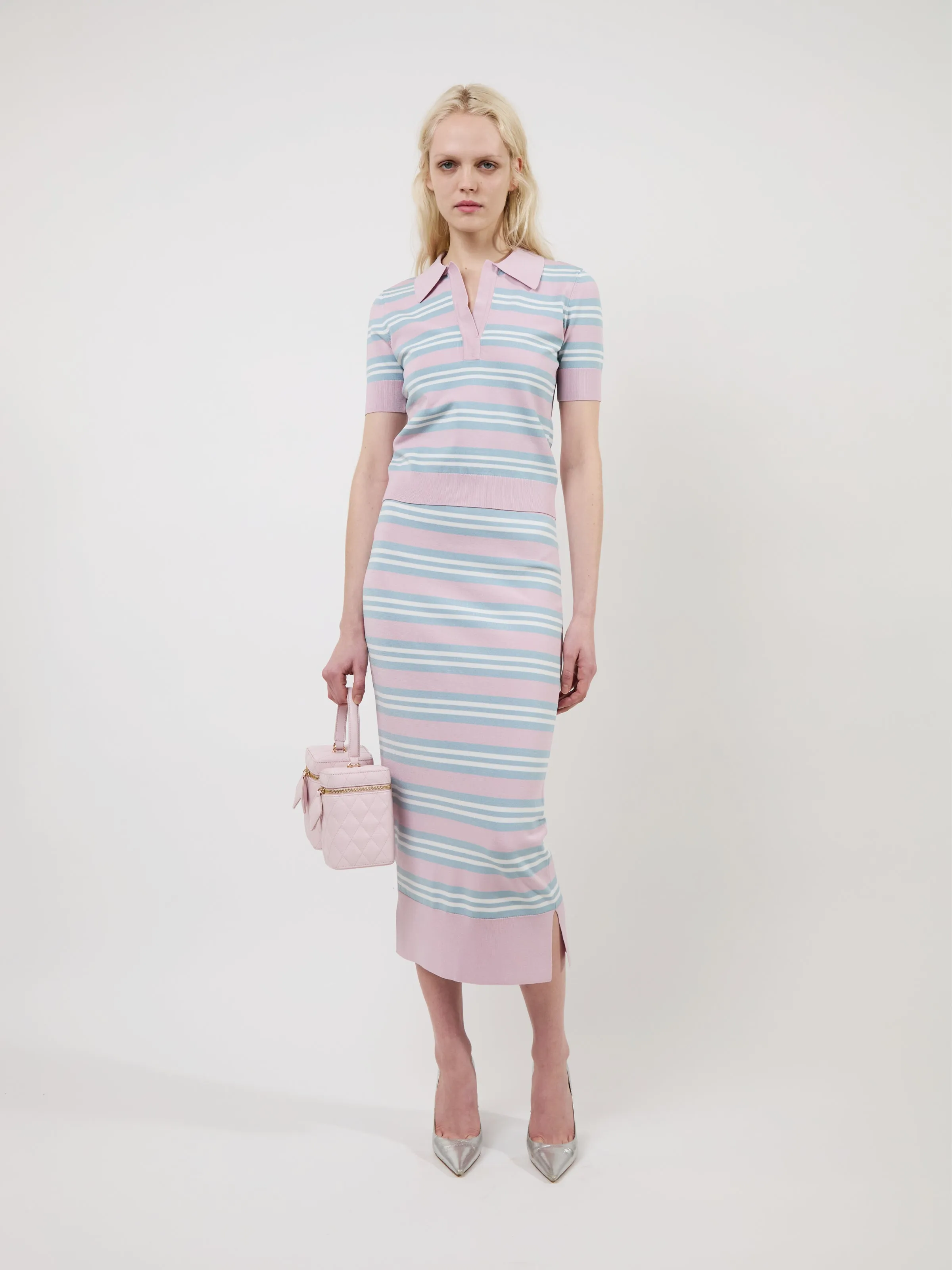 The Emma polo in stripes sold by Aknvas product image thumbnail 3