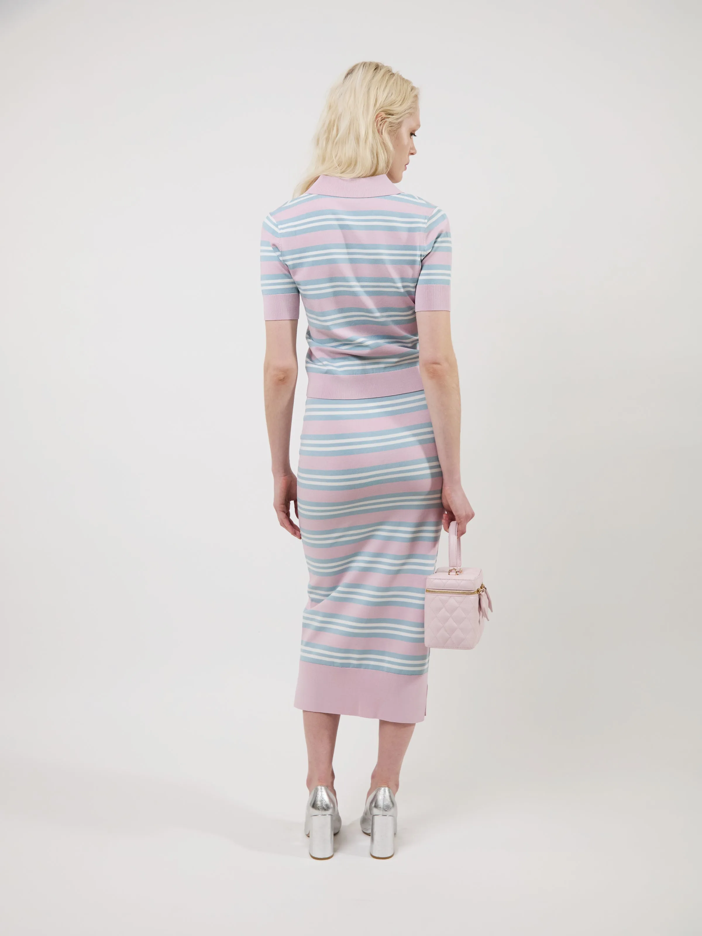 The Emma polo in stripes sold by Aknvas product image thumbnail 5