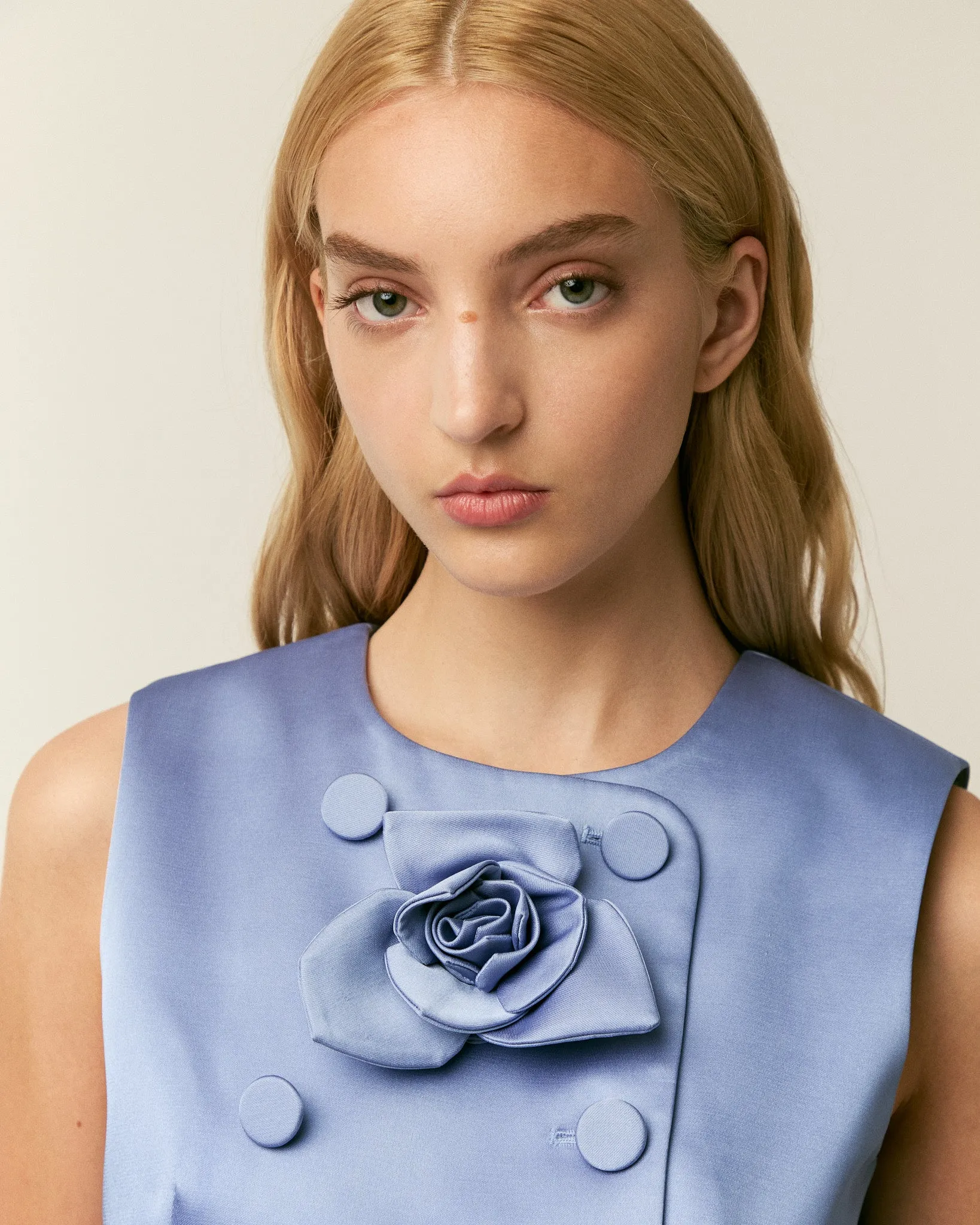 The Edie top in duchess satin sold by Aknvas product image thumbnail 2