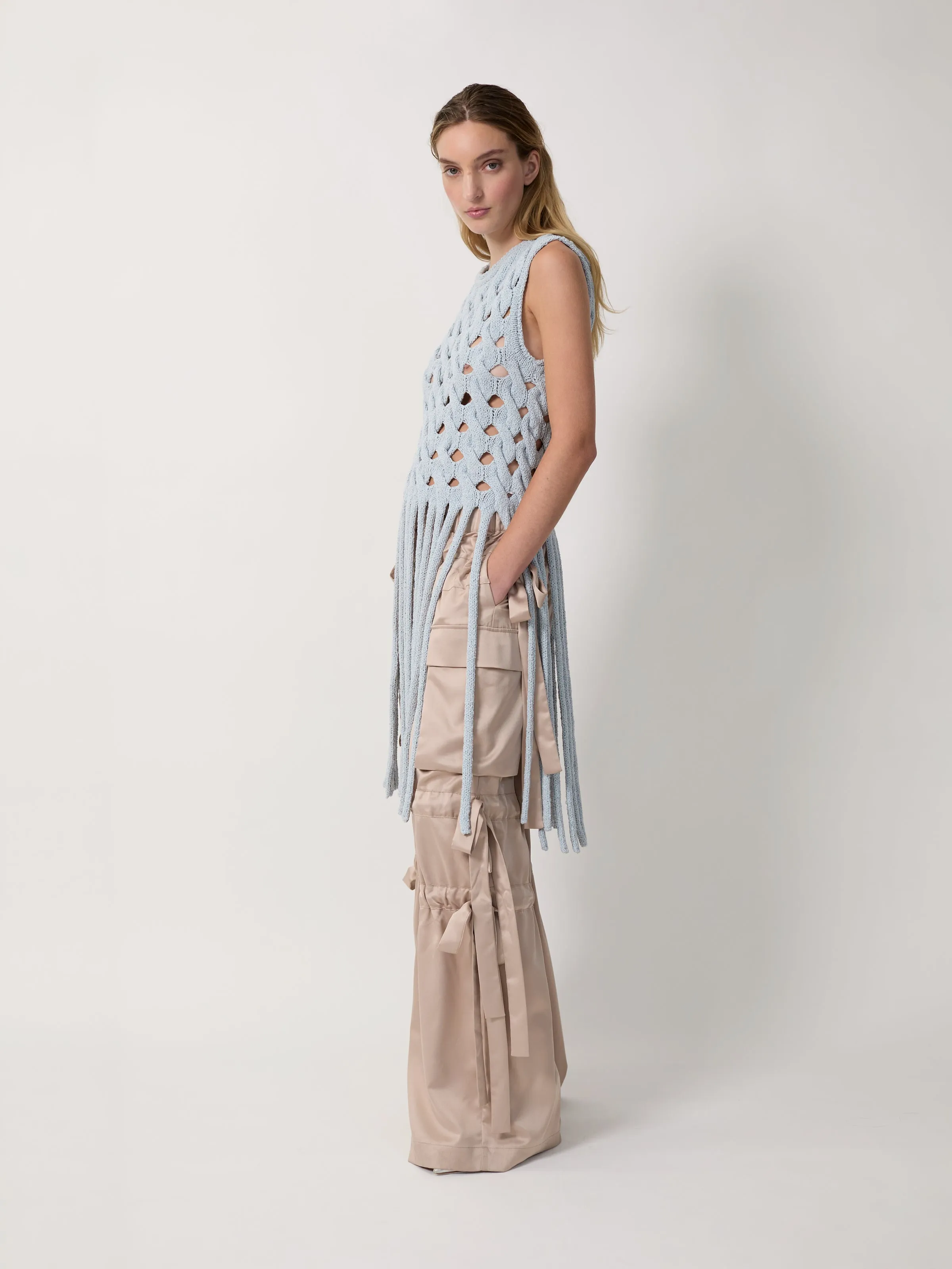 The Kiki fringe top sold by Aknvas product image thumbnail 3