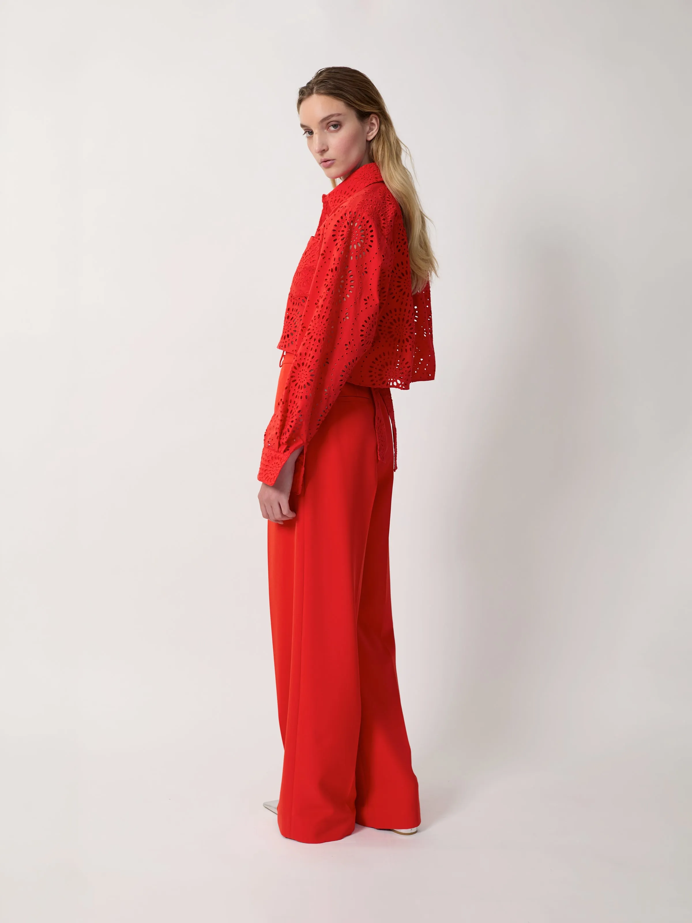 The Elin trousers in red sold by Aknvas product image thumbnail 2