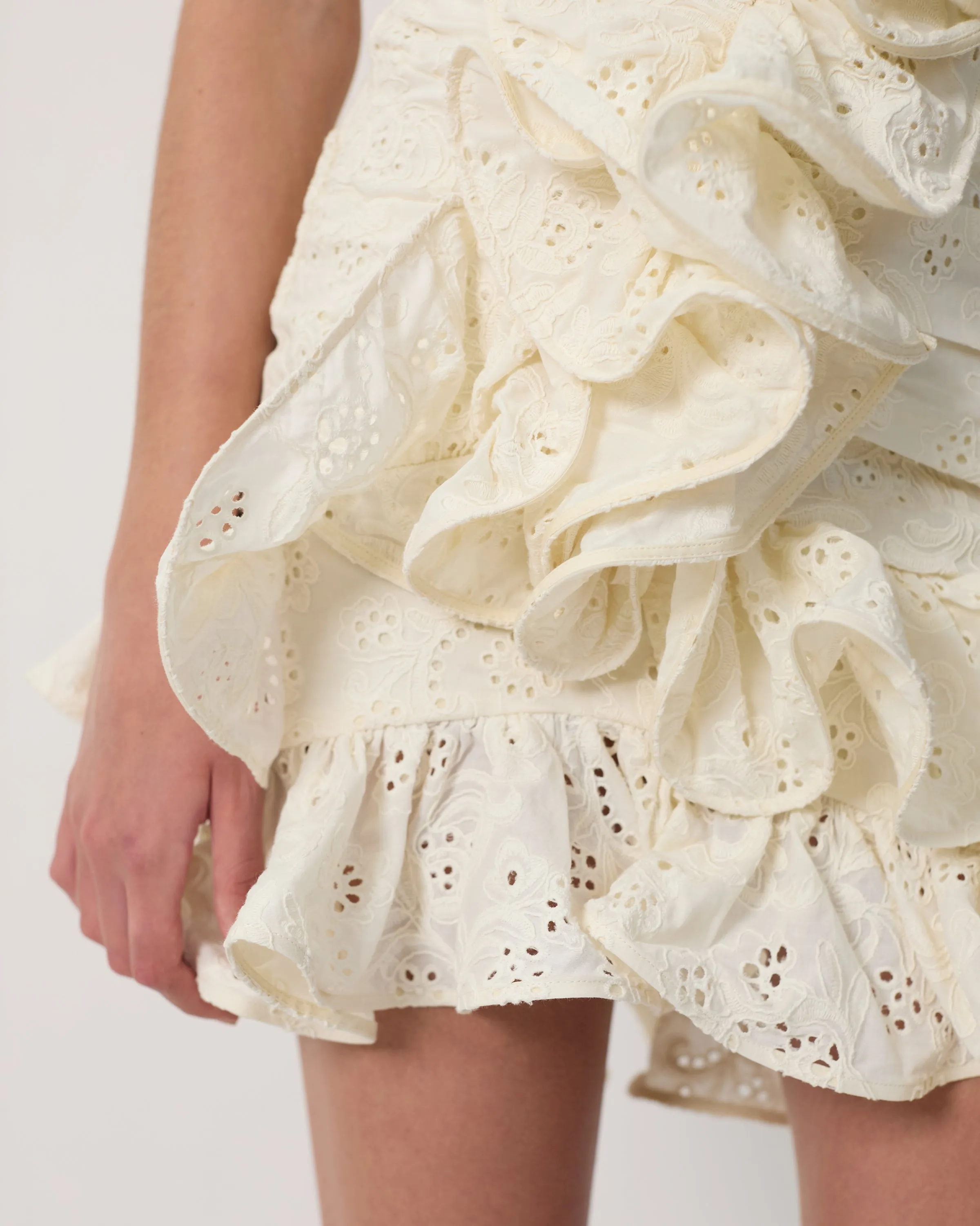 The Sonia dress in cream sold by Aknvas product image thumbnail 5