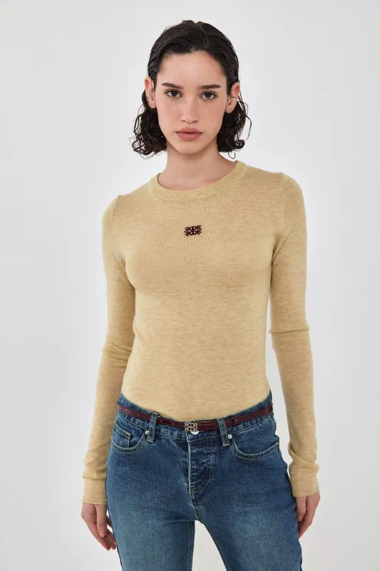 Lightweight Crew Neck Knit made by Dé Rococo
