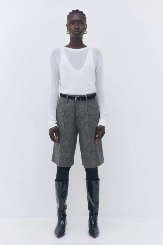 Mid Rise Long Bermuda made by Dé Rococo