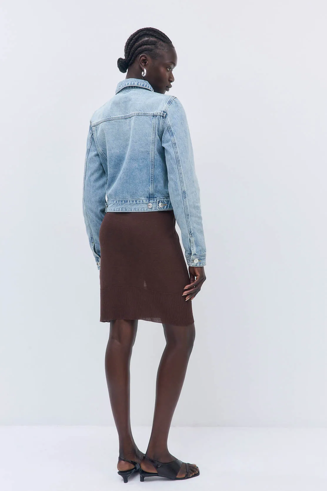 Fitted Denim Jacket sold by Dé Rococo product image thumbnail 5