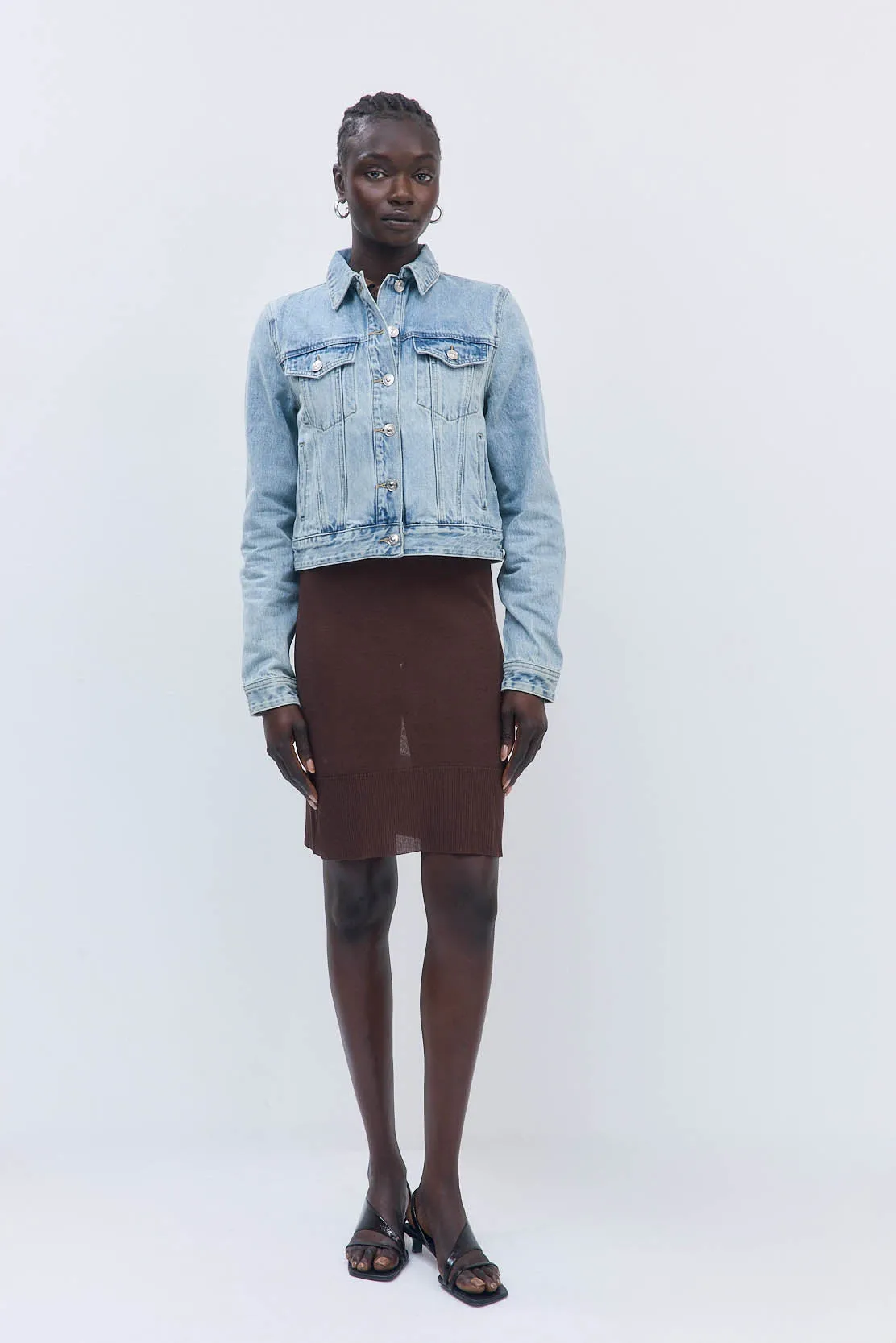 Fitted Denim Jacket sold by Dé Rococo product image thumbnail 2