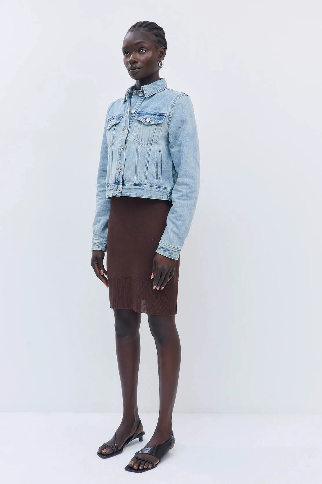 Fitted Denim Jacket sold by Dé Rococo product image thumbnail 4