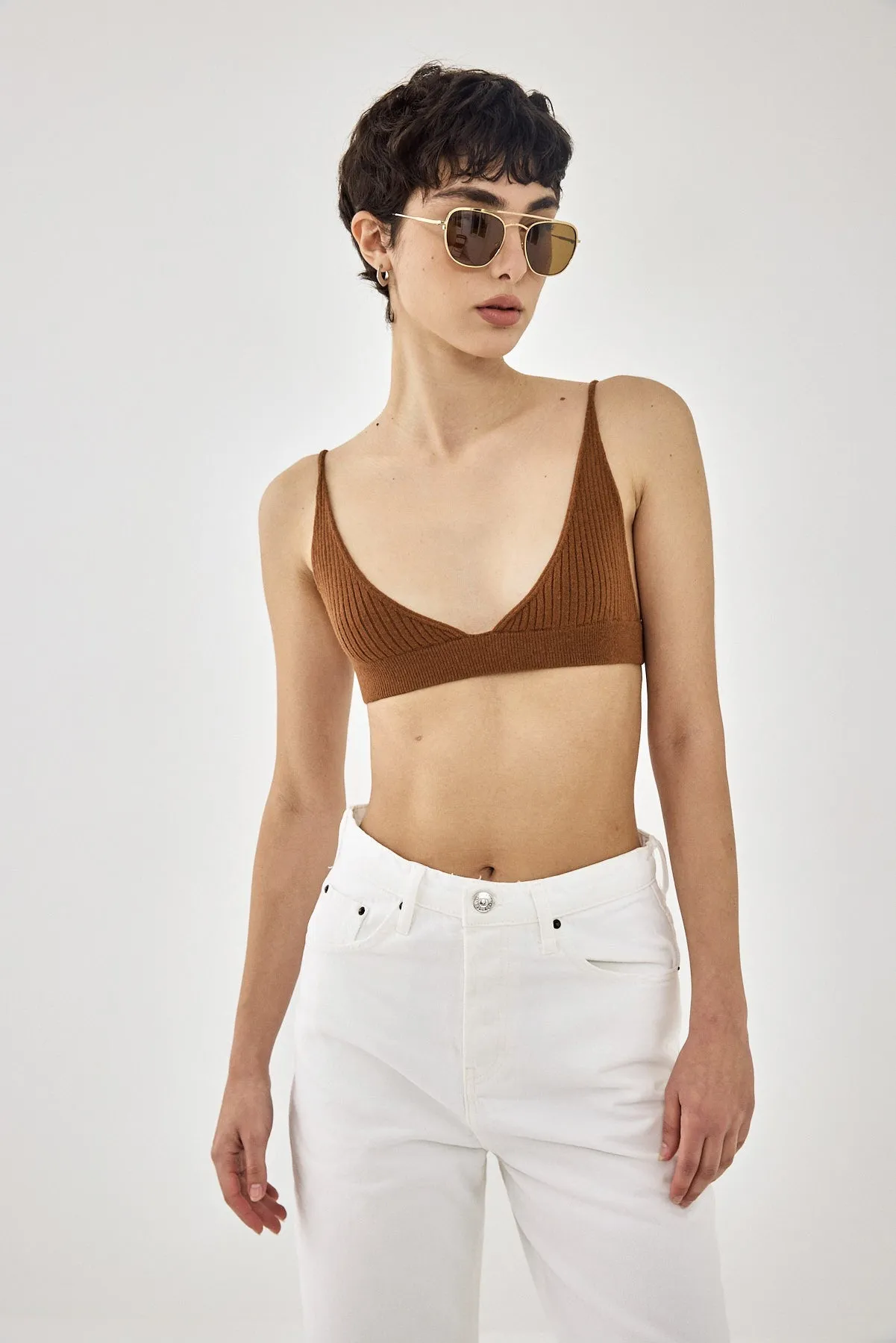 Cozy Triangle Bralette sold by Dé Rococo