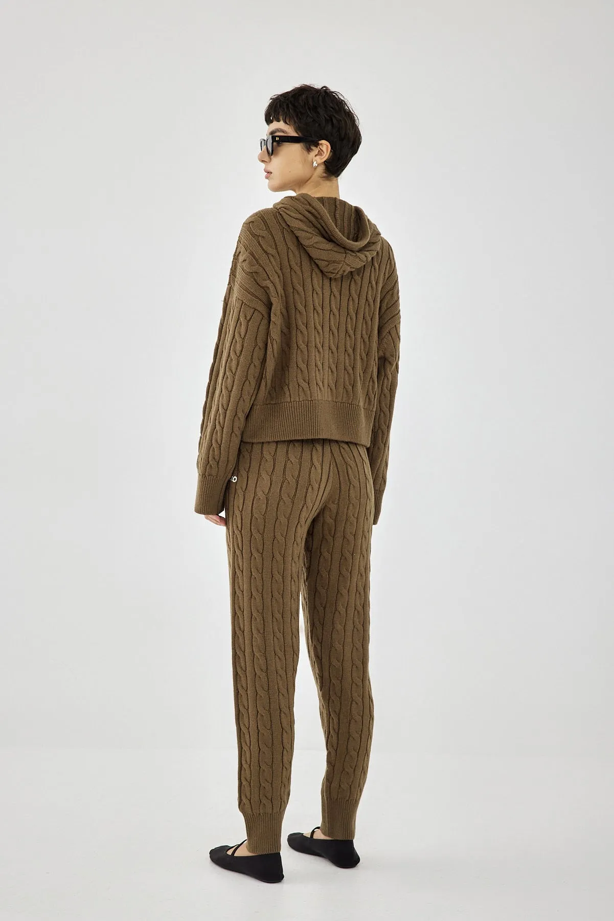 Cable-Knit Zipped Sweater sold by Dé Rococo product image thumbnail 5