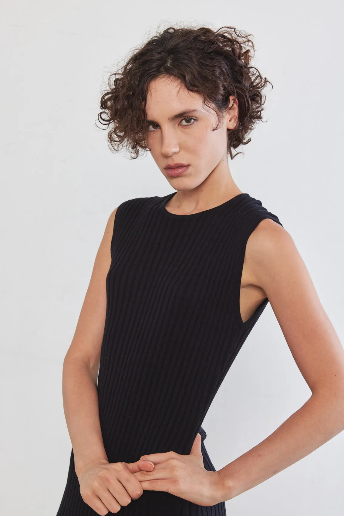 Knitted Muscle T Dress sold by Dé Rococo product image thumbnail 4