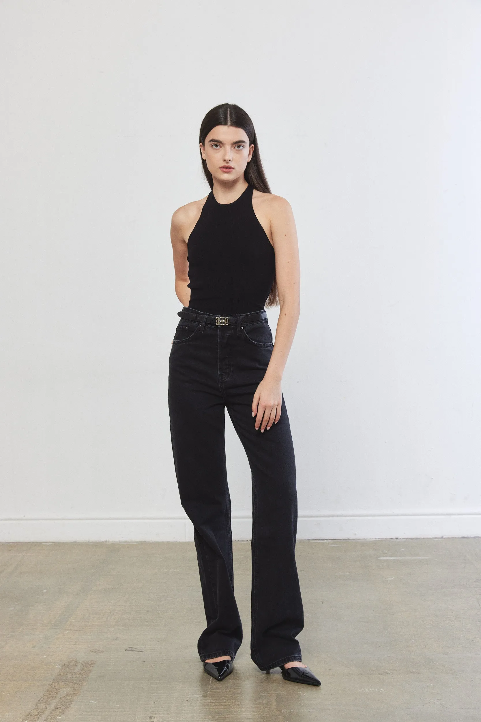 Tight Ribbed Halter Top sold by Dé Rococo product image thumbnail 2